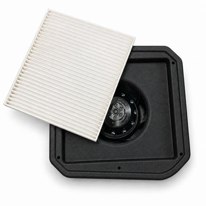 ULKA Premium 2.0 black dust collector with removable HEPA filter