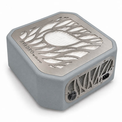 ULKA Premium 2.0 Gray dust collector with removable metal grille and pleated filter