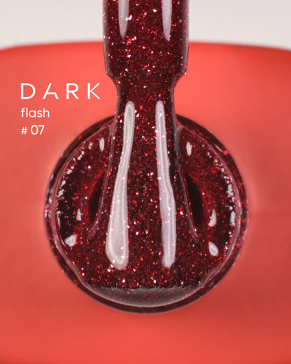 DARK Gel Polish Flash #07, 10ml Light-Reflecting Gel Polish