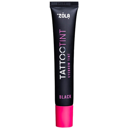 Deep black for flawless brows and lashes – ZOLA Tattoo Tint Black