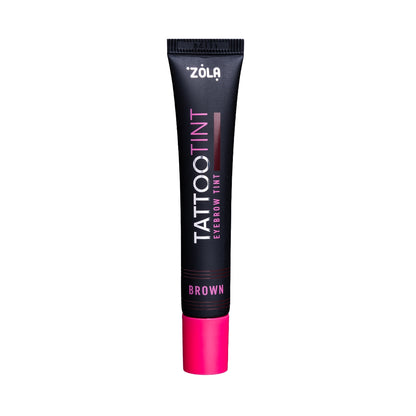 ZOLA - Eyebrow and eyelash Tattoo Tint Brown, 15ml